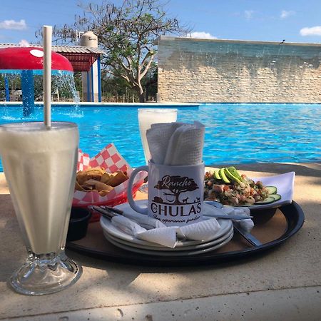 Ranch Las Chulas Hotel And Restaurant Puerto Morelos Buitenkant foto