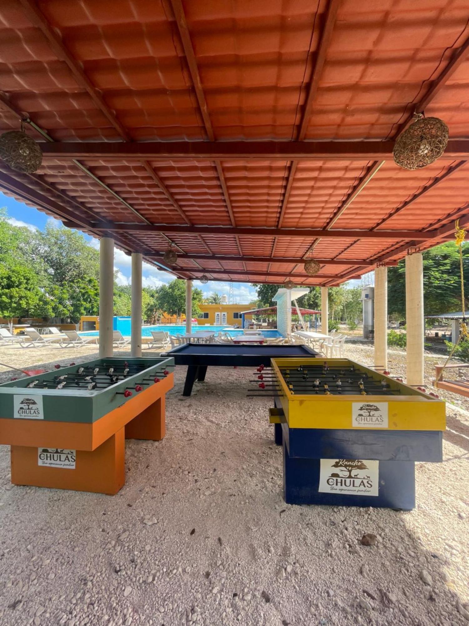Ranch Las Chulas Hotel And Restaurant Puerto Morelos Buitenkant foto