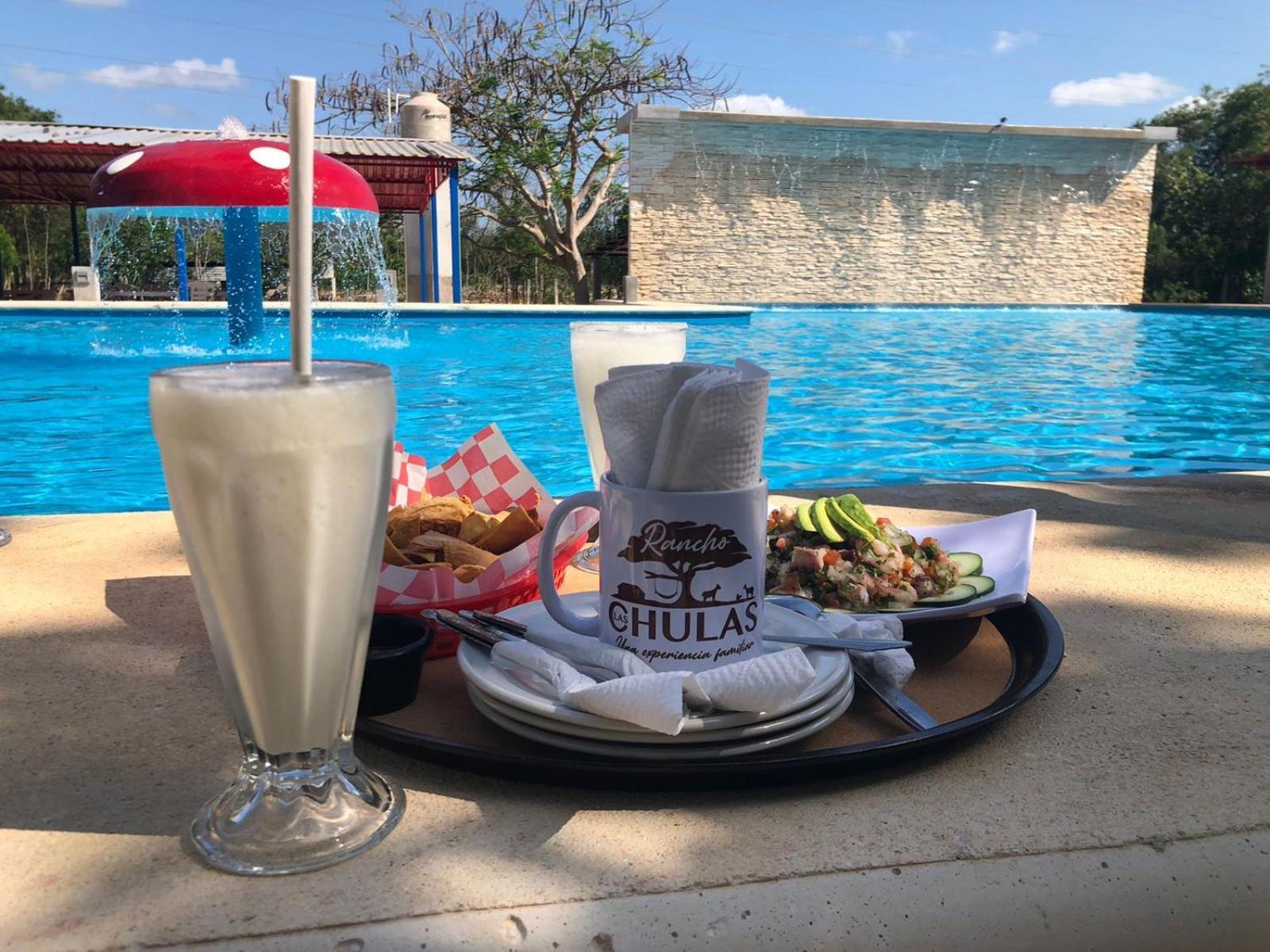 Ranch Las Chulas Hotel And Restaurant Puerto Morelos Buitenkant foto